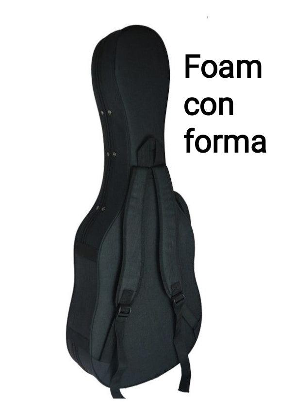 Flamenco-Gitarre Modesto Mesh „Candela/D (SELBSTVERSTÄRKT Double OS1) Bluetooth, ROSEWOOD Rot