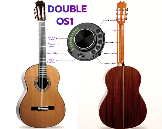 Classical guitar 15C Antonio de Toledo Automplified Double OS1