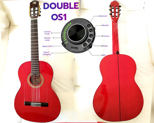 Guitarra Flamenca Modesto Malla "Chata"/D (AUTOAMPLIFICADA Double OS1) Bluetooth