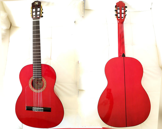 Flamenco Guitar Modesto Mesh "Chata" red