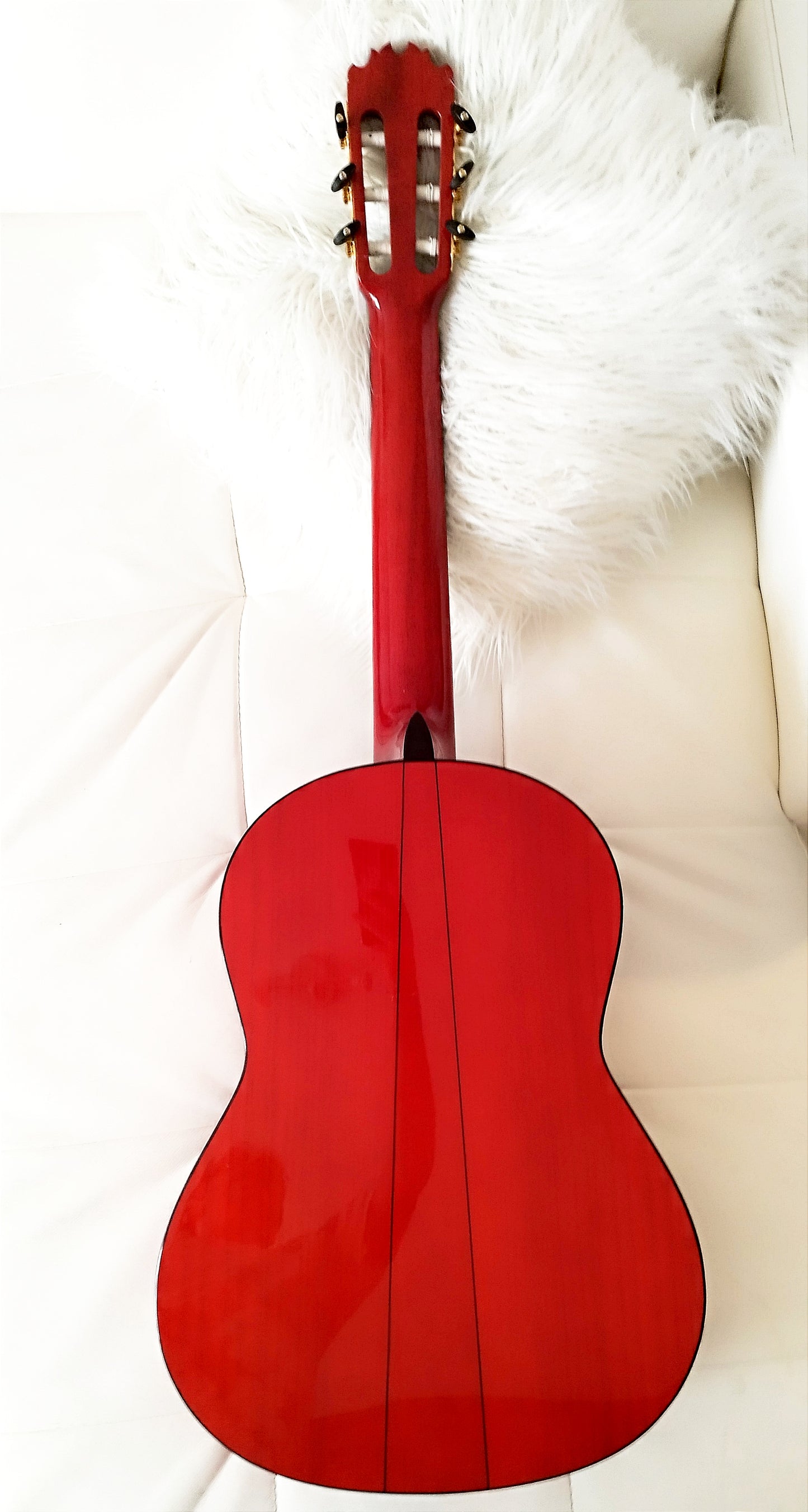 Guitarra Flamenca Y8 Antonio de Toledo Ciprés roja, Double OS1