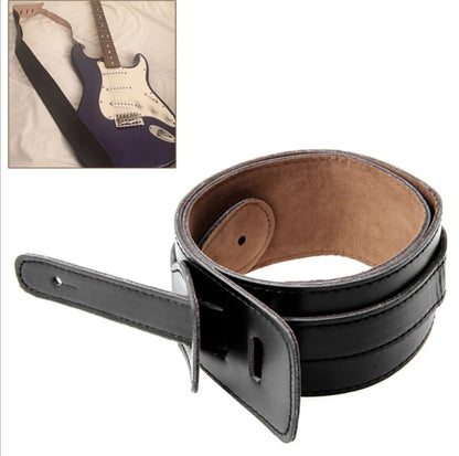 Adjustable leatherette guitar strap shoulder bag